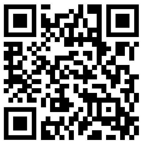 A black and white QR code.