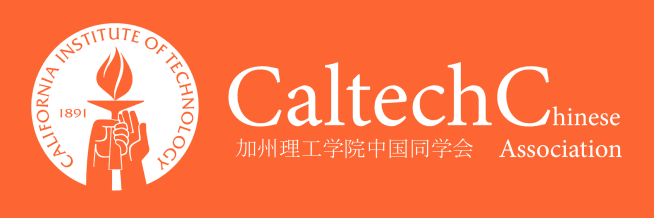 加州理工学院中国同学会标志,包含加州理工学院校徽(火炬和“1891”)及中英文名称。